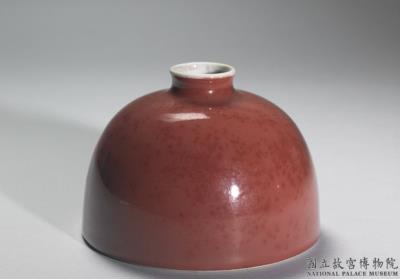 图片[3]-Flat bulbous vase with red glaze, Qing dynasty, Kangxi reign (1662-1722)-China Archive